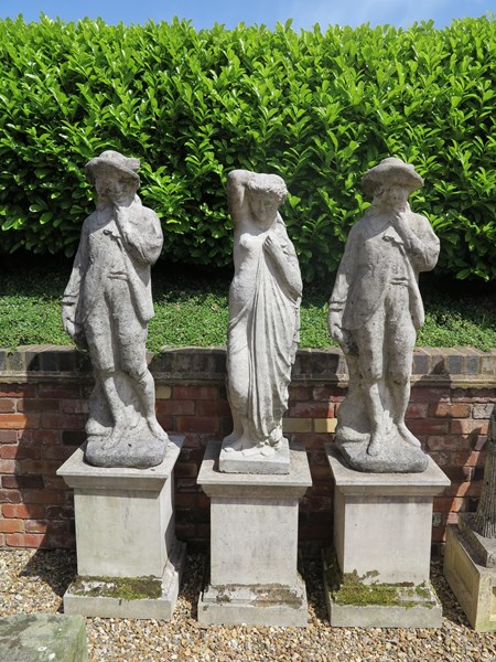 Original Antique Garden Statues