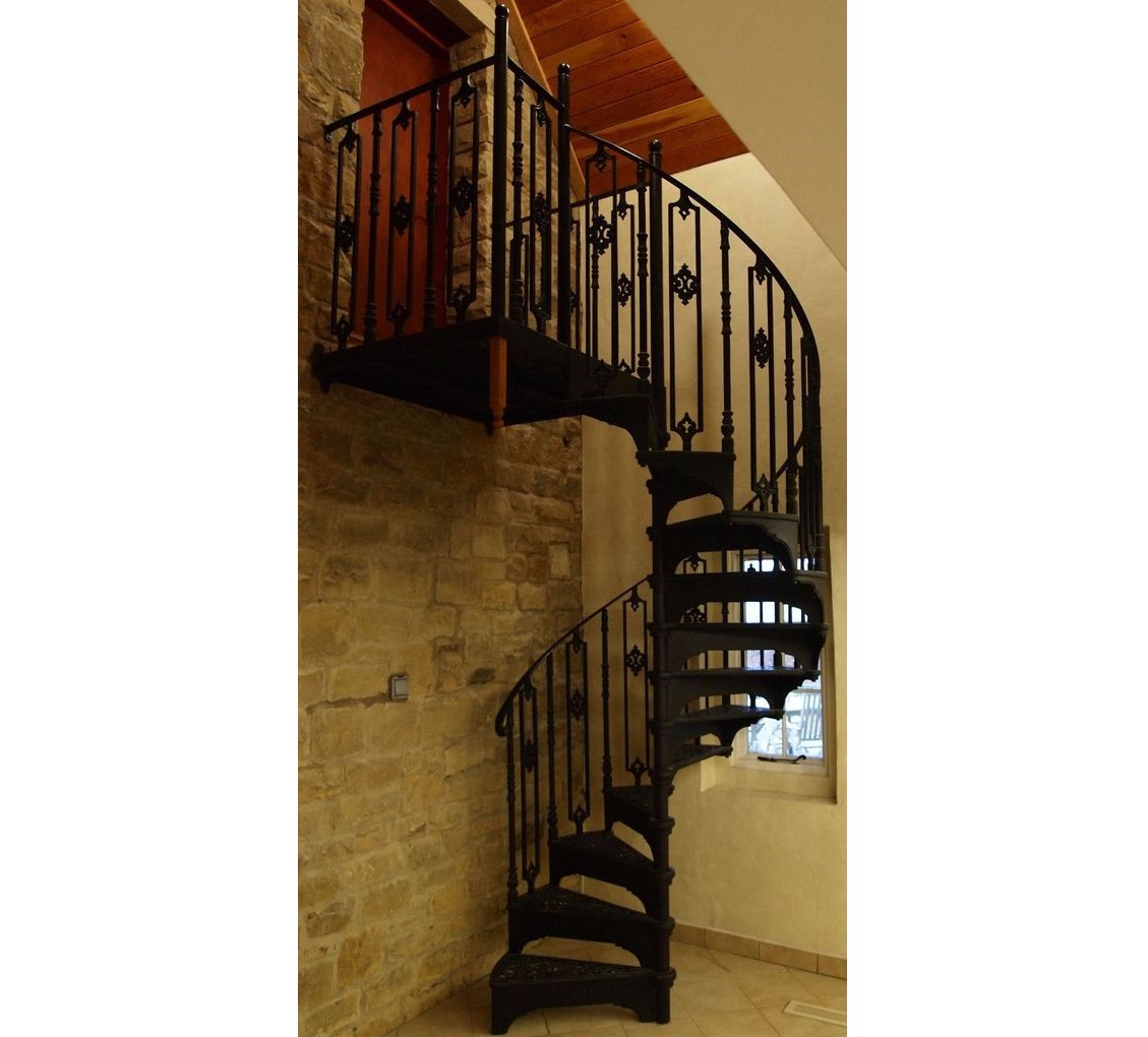Ornate Spiral Staircase For Sale