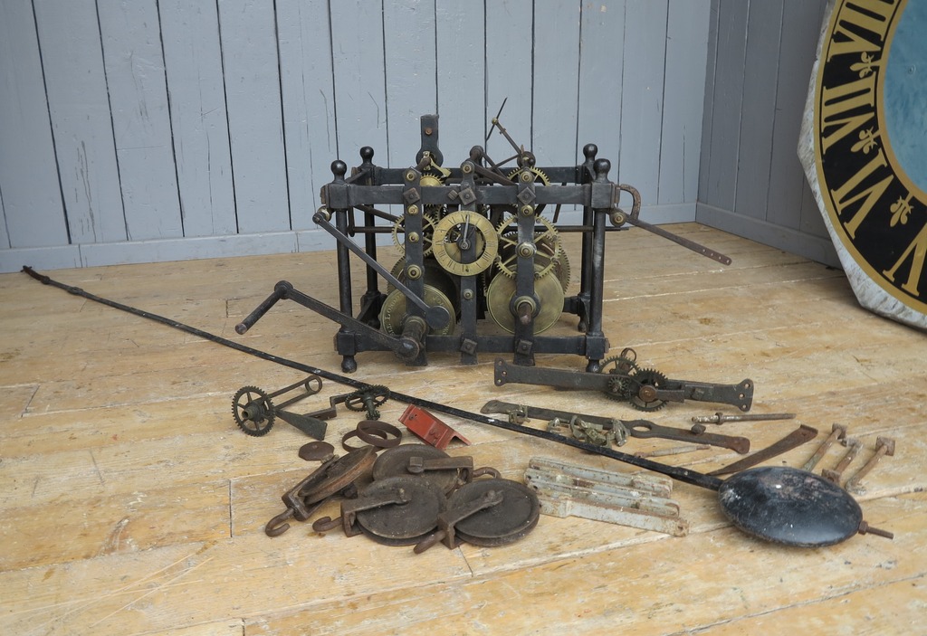 At UKAA we have for sale a selection of very rare antique turret clocks with their original pendulums.